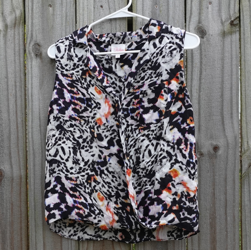 Parker silk tank top